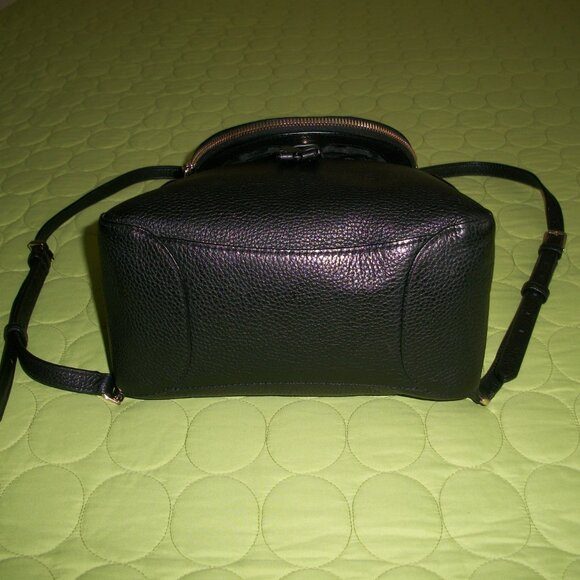 Kate Spade Leila Black Pebbled Leather Backpack/Purse main image 8